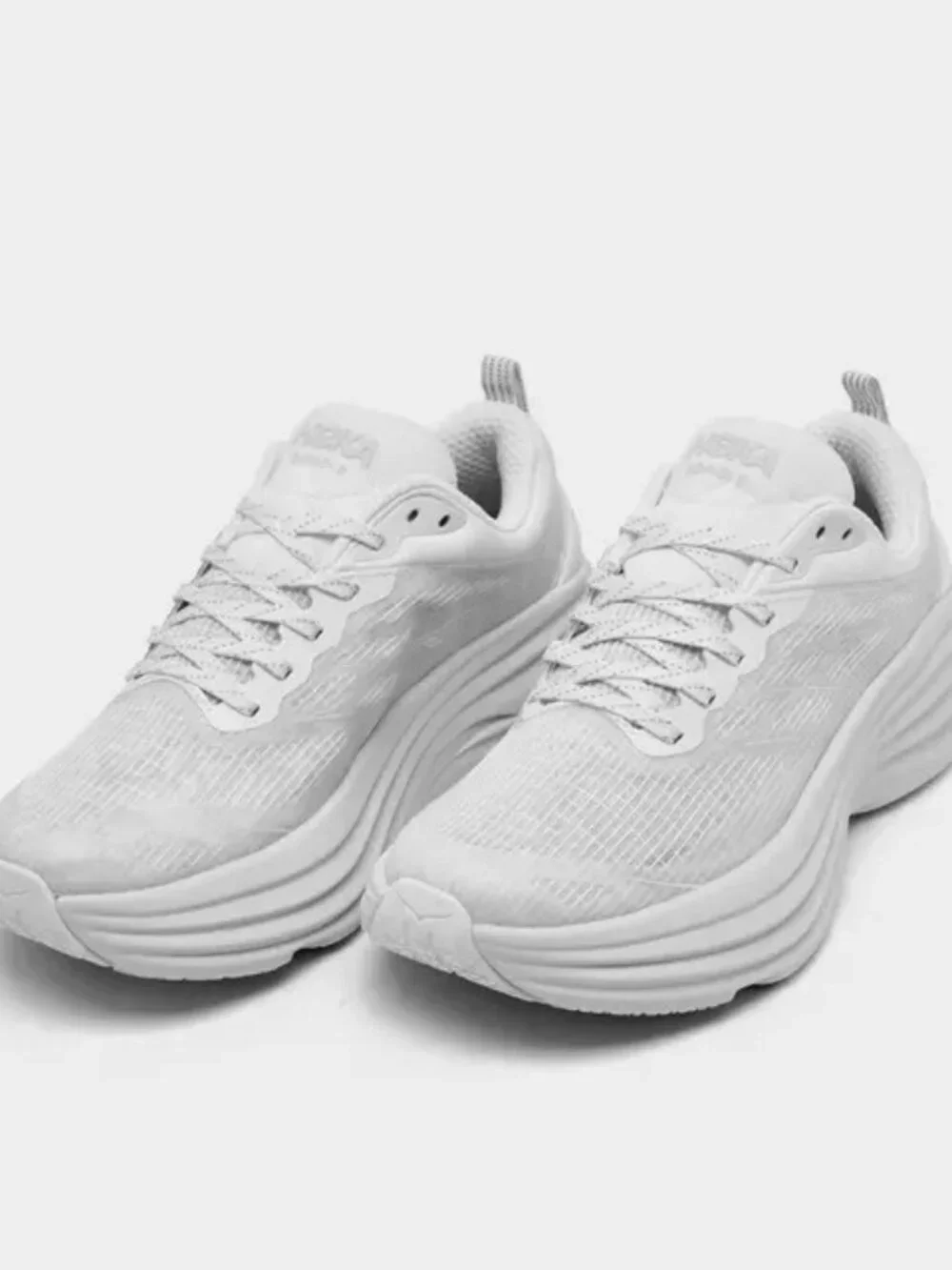 Women's Hoka One One Bondi 8 TS Caged Shoes - White 1155391 WMC